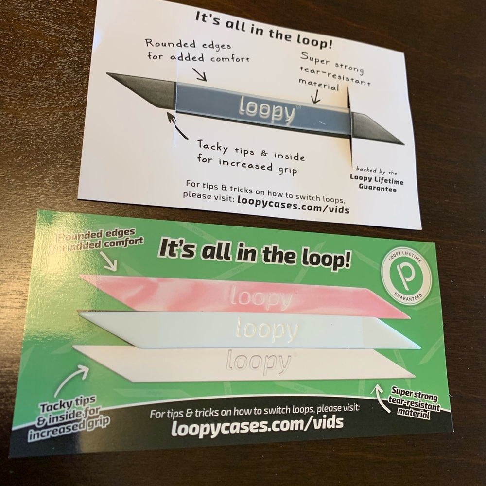 Loopy case bands